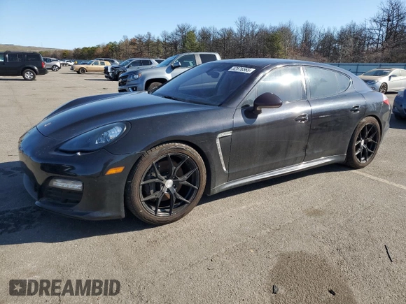 2013 Porsche Panamera with VIN WP0AA2A75DL018457, listed as a Copart auction lot 52576565 with 93,893 mi miles and Salvage Title. Bid and sale history available at carsss.com. Image 1.