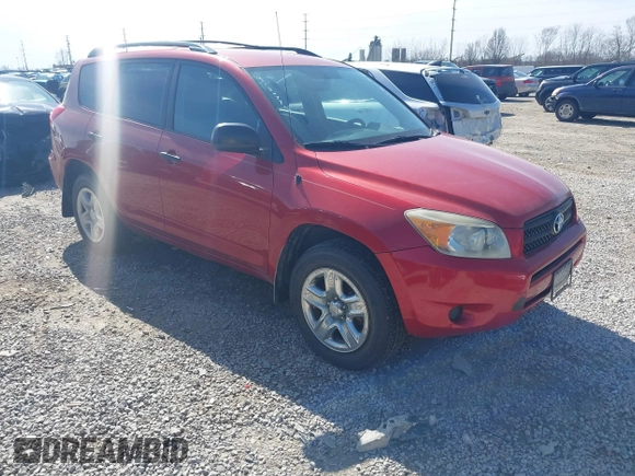 2007 Toyota RAV4 with VIN JTMBD33V576033542, listed as a IAAI auction lot 41867715 with 130,538 mi miles. Bid and sale history available at carsss.com. Image 1.
