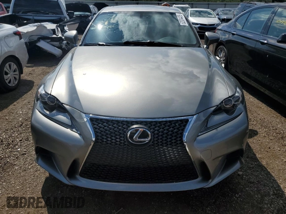2015 Lexus IS 250 with VIN JTHCF1D26F5017439, listed as a Copart auction lot 62004435 with 99,127 mi miles and Salvage title. Bid and sale history available at DreamBid. Image 5.