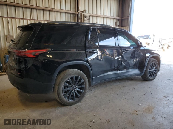2023 Chevrolet Traverse RS with VIN 1GNERJKW8PJ127965, listed as a Copart auction lot 50863395 with 54,073 mi miles and Salvage Title. Bid and sale history available at carsss.com. Image 3.