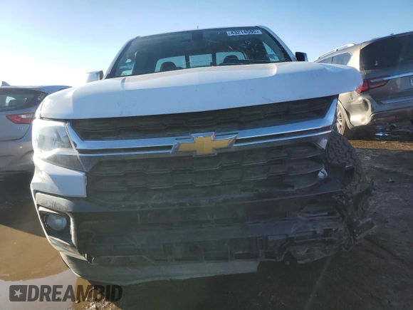 2022 Chevrolet Colorado 4WD LT with VIN 1GCHTCEA0N1249378, listed as a Copart auction lot 43214595 with 37,641 mi miles and Clean title. Bid and sale history available at DreamBid. Image 5.