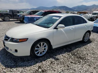 2008 Acura TSX with VIN JH4CL96808C002314, listed as a Copart auction lot 62173475 with 142,155 mi miles and Salvage title. Bid and sale history available at DreamBid. Image 1.