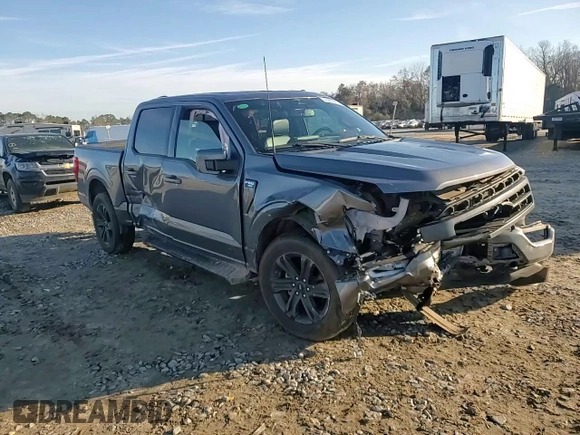 2023 Ford F-150 XL with VIN 1FTFW1E87PFB89685, listed as a Copart auction lot 42960605 with 20,077 mi miles and Salvage Title. Bid and sale history available at carsss.com. Image 10.