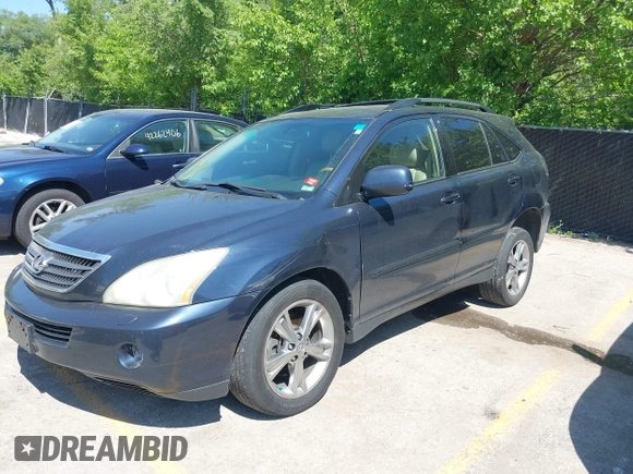 2006 Lexus RX 400h with VIN JTJHW31U560039001, listed as a IAAI auction lot 42233789 with 262,828 mi miles and . Bid and sale history available at DreamBid. Image 2.