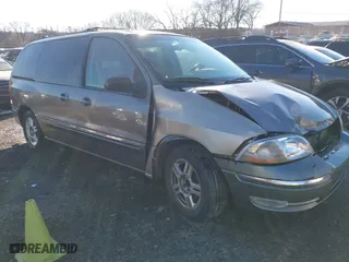 2003 Ford Windstar Wagon SE with VIN 2FMZA52483BB05109, listed as a IAAI auction lot 41387190 with 1 mi miles. Bid and sale history available at carsss.com. Image 1.
