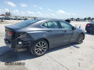 2016 Acura TLX Technology with VIN 19UUB2F58GA003079, listed as a Copart auction lot 55555105 with 148,295 mi miles and Salvage title. Bid and sale history available at DreamBid. Image 3.