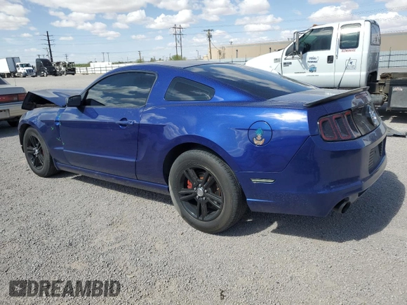 2014 Ford Mustang V6 with VIN 1ZVBP8AM6E5299523, listed as a Copart auction lot 55768065 with 128,500 mi miles and Salvage title. Bid and sale history available at DreamBid. Image 2.