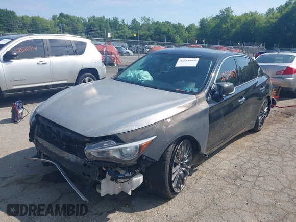 2016 Infiniti Q50 Red Sport 400 с VIN JN1FV7AR2GM450997, выставлен на аукционе IAAI как лот 42518049 с пробегом 144 196 миль миль и . История ставок и продаж доступна на DreamBid. Изображение 2.