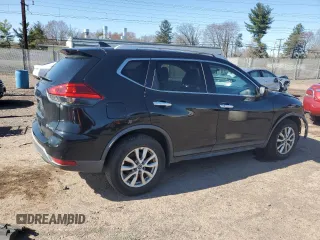 2017 Nissan Rogue SV with VIN KNMAT2MV7HP576328, listed as a Copart auction lot 50885585 with 92,915 mi miles and Salvage Title. Bid and sale history available at carsss.com. Image 3.