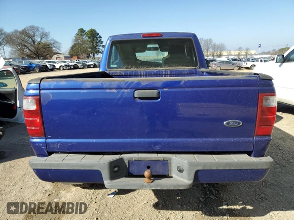 2004 Ford Ranger XL with VIN 1FTYR10U94PA41547, listed as a Copart auction lot 47544185 with 188,202 mi miles and Salvage Title. Bid and sale history available at DreamBid. Image 6.