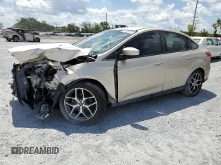 2018 Ford Focus SE with VIN 1FADP3F20JL308296, listed as a Copart auction lot 63746685 with 37,591 mi miles and Salvage title. Bid and sale history available at DreamBid. Image 1.