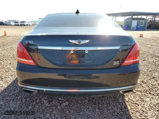 2017 Genesis G90 5.0L Ultimate with VIN KMHG54JH1HU031365, listed as a Copart auction lot 42460714 with 114,816 mi miles and Salvage Title. Bid and sale history available at carsss.com. Image 6.