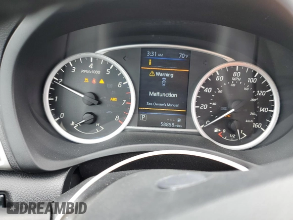 2019 Nissan Sentra S z VIN 3N1AB7AP7KY406923, wystawiony jako Copart lot #55166185 z przebiegiem 58 858 mil mil oraz Szkoda całkowita • Salvage title. Historia ofert i sprzedaży dostępna na DreamBid. Obrazek 9.