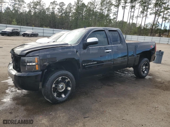 2007 Chevrolet Silverado 1500 LTZ with VIN 1GCEK19J67Z628104, listed as a Copart auction lot 86079934 with 326,182 mi miles and Salvage Title. Bid and sale history available at carsss.com. Image 1.