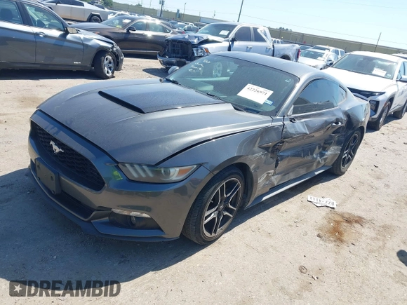 2015 Ford Mustang V6 with VIN 1FA6P8AM8F5329519, listed as a IAAI auction lot 42226971 with 108,730 mi miles and . Bid and sale history available at DreamBid. Image 2.