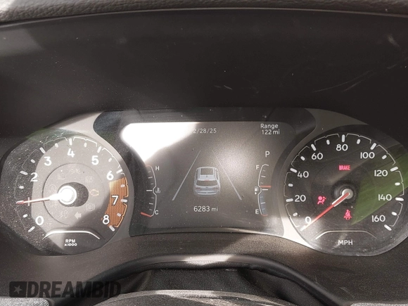 2024 Jeep Compass Sport with VIN 3C4NJDAN0RT131983, listed as a IAAI auction lot 41628275 with 6,283 mi miles and . Bid and sale history available at DreamBid. Image 7.