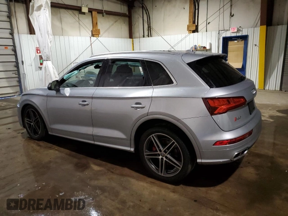 2018 Audi SQ5 Prestige with VIN WA1C4AFY7J2234009, listed as a Copart auction lot 83607894 with 90,452 mi miles and Salvage Title. Bid and sale history available at DreamBid. Image 2.
