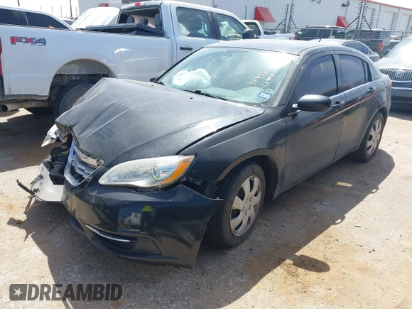 2012 Chrysler 200 LX with VIN 1C3CCBAB1CN222431, listed as a IAAI auction lot 41935571 with 133,561 mi miles. Bid and sale history available at carsss.com. Image 16.