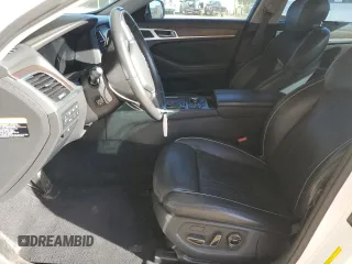 2017 Genesis G80 3.8L with VIN KMHGN4JE6HU177749, listed as a Copart auction lot 80256434 with 90,191 mi miles and Salvage Title. Bid and sale history available at carsss.com. Image 7.