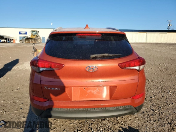 2017 Hyundai Tucson SE Plus with VIN KM8J33A49HU522995, listed as a Copart auction lot 84530714 with 0 mi miles and Salvage Title. Bid and sale history available at carsss.com. Image 6.