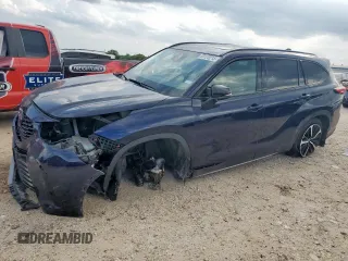 2022 Toyota Highlander XSE with VIN 5TDLZRAH4NS096893, listed as a Copart auction lot 59120215 with 58,029 mi miles and Salvage title. Bid and sale history available at DreamBid. Image 1.
