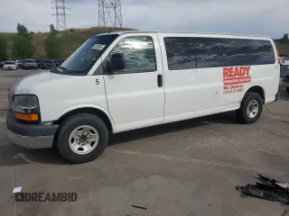 2016 Chevrolet Express Passenger LT z VIN 1GAZGPFG5G1270709, wystawiony jako Copart lot #64763585 z przebiegiem 155 425 mil mil oraz Czysty tytuł • Clean title. Historia ofert i sprzedaży dostępna na DreamBid. Obrazek 1.