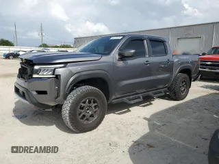 2023 Nissan Frontier Pro-4X z VIN 1N6ED1EK3PN663745, wystawiony jako Copart lot #59120325 z przebiegiem 18 820 mil mil oraz Nie do naprawy • Non repairable. Historia ofert i sprzedaży dostępna na DreamBid. Obrazek 1.