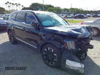 2023 Kia Telluride SX z VIN 5XYP54GC9PG401994, wystawiony jako IAAI lot #40804320 z przebiegiem 21 745 mil mil oraz . Historia ofert i sprzedaży dostępna na DreamBid. Obrazek 1.