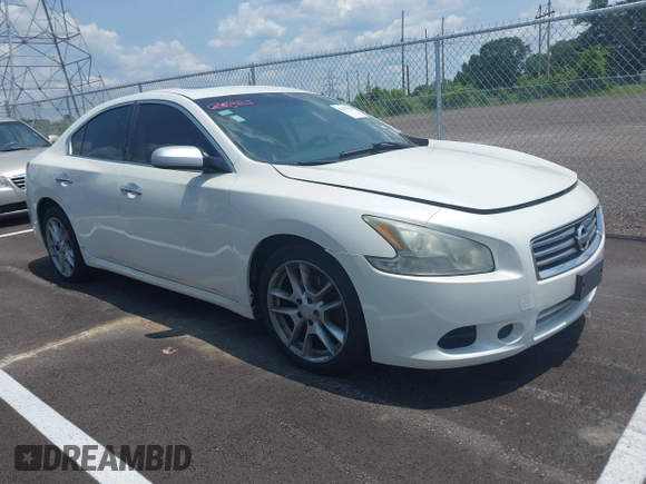 2014 Nissan Maxima S with VIN 1N4AA5AP9EC499211, listed as a IAAI auction lot 42377529 with 163,977 mi miles and . Bid and sale history available at DreamBid. Image 1.