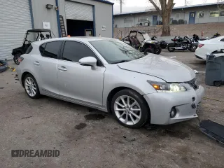 2012 Lexus CT 200h with VIN JTHKD5BH4C2071416, listed as a Copart auction lot 48600144 with 167,656 mi miles and Salvage Title. Bid and sale history available at carsss.com. Image 4.