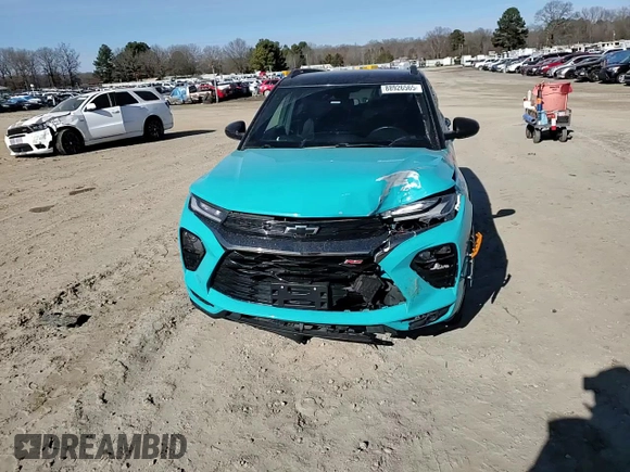 2022 Chevrolet TrailBlazer RS with VIN KL79MUSL7NB044094, listed as a Copart auction lot 88926565 with 68,263 mi miles and Salvage Title. Bid and sale history available at DreamBid. Image 12.