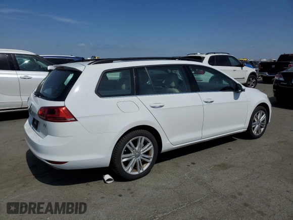 2015 Volkswagen Golf SportWagen TDI SE with VIN 3VWCA7AU5FM520105, listed as a Copart auction lot 71057704 with 96,457 mi miles and Salvage Title. Bid and sale history available at carsss.com. Image 3.