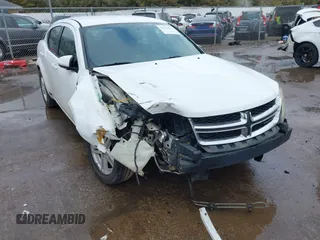 2012 Dodge Avenger SXT with VIN 1C3CDZCB2CN195226, listed as a IAAI auction lot 41721856 with 257,932 mi miles and . Bid and sale history available at DreamBid. Image 6.