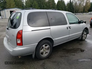 2001 Nissan Quest GXE with VIN 4N2ZN15T81D809481, listed as a Copart auction lot 74615054 with 209,491 mi miles and Salvage Title. Bid and sale history available at carsss.com. Image 3.