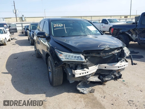 2014 Acura MDX with VIN 5FRYD3H28EB004674, listed as a IAAI auction lot 41564414 with 186,220 mi miles. Bid and sale history available at carsss.com. Image 1.