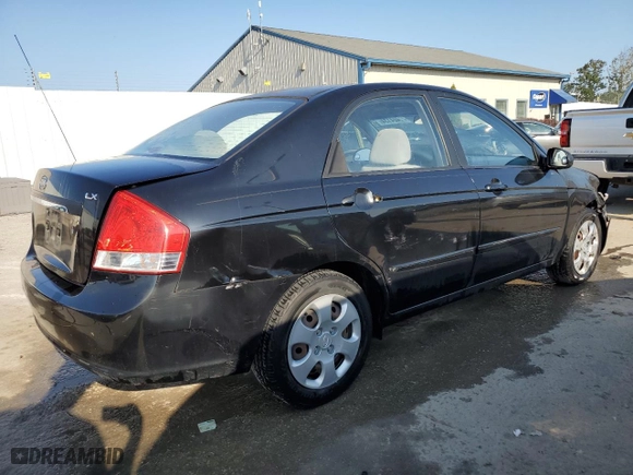 2007 Kia Spectra EX with VIN KNAFE121075393337, listed as a Copart auction lot 71404134 with 112,552 mi miles and Non Repairable. Bid and sale history available at carsss.com. Image 3.