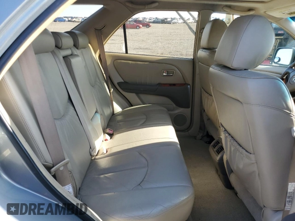 2002 Lexus RX 300 with VIN JTJHF10U520260081, listed as a Copart auction lot 51967925 with 213,890 mi miles and Salvage Title. Bid and sale history available at DreamBid. Image 11.
