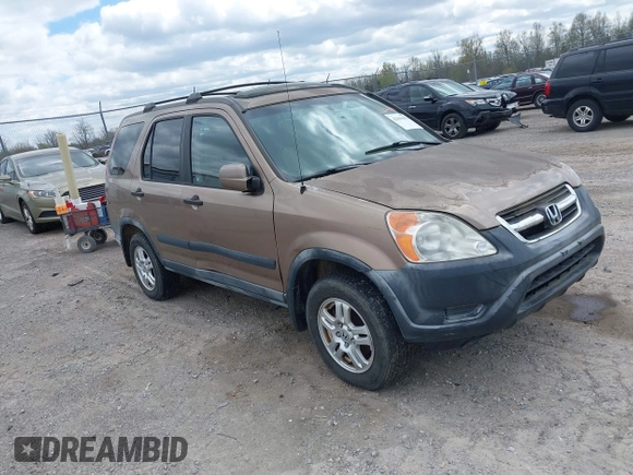 2002 Honda CR-V EX with VIN JHLRD78872C088970, listed as a IAAI auction lot 42041051 with 258,173 mi miles. Bid and sale history available at carsss.com. Image 1.