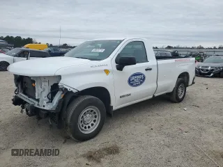 2023 Chevrolet Silverado 1500 Work Truck with VIN 3GCNAAED0PG104319, listed as a Copart auction lot 42690305 with 24,108 mi miles and Salvage Title. Bid and sale history available at carsss.com. Image 1.