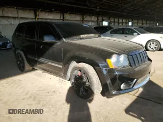 2008 Jeep Grand Cherokee SRT-8 with VIN 1J8HR78358C160930, listed as a Copart auction lot 80562324 with 137,147 mi miles and Salvage Title. Bid and sale history available at carsss.com. Image 4.