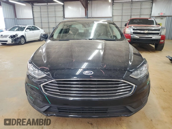 2020 Ford Fusion SE with VIN 3FA6P0HD7LR167429, listed as a Copart auction lot 48661195 with 54,170 mi miles and Salvage Title. Bid and sale history available at carsss.com. Image 5.