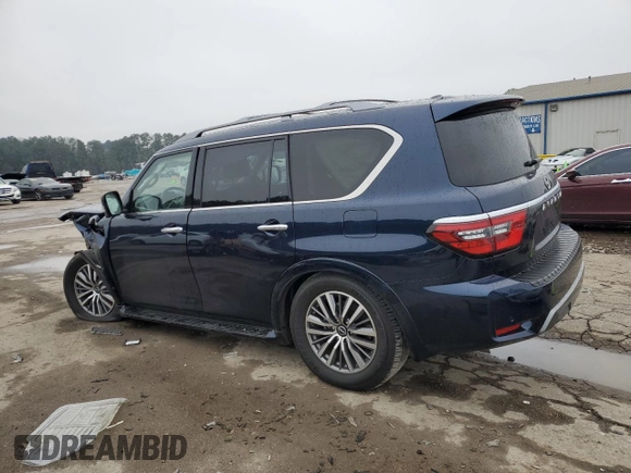 2023 Nissan Armada SL with VIN JN8AY2BC4P9184224, listed as a Copart auction lot 45684455 with 26,073 mi miles and Salvage Title. Bid and sale history available at carsss.com. Image 2.