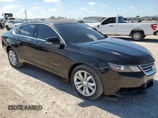 2017 Chevrolet Impala LT with VIN 1G1105S39HU128629, listed as a Copart auction lot 56636595 with 97,178 mi miles and Salvage Title. Bid and sale history available at DreamBid. Image 4.