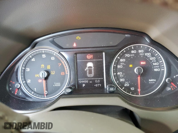 2016 Audi Q5 Premium with VIN WA1C2AFP1GA011900, listed as a Copart auction lot 60436605 with 64,498 mi miles and Salvage title. Bid and sale history available at DreamBid. Image 9.