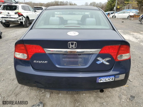 2009 Honda Civic Sdn LX with VIN 1HGFA16539L029487, listed as a Copart auction lot 50591325 with 148,902 mi miles and Salvage Title. Bid and sale history available at carsss.com. Image 6.