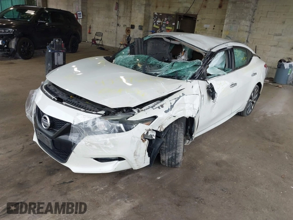 2016 Nissan Maxima S with VIN 1N4AA6AP6GC386325, listed as a IAAI auction lot 42376260 with 108,000 mi miles and . Bid and sale history available at DreamBid. Image 2.