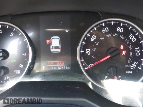 2019 Toyota RAV4 XLE with VIN 2T3P1RFV0KC008652, listed as a IAAI auction lot 42508557 with 87,684 mi miles and . Bid and sale history available at DreamBid. Image 7.