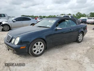 2002 Mercedes-Benz CLK with VIN WDBLK65G32T114364, listed as a Copart auction lot 54966935 with Not Provided miles and Clean Title. Bid and sale history available at carsss.com. Image 1.