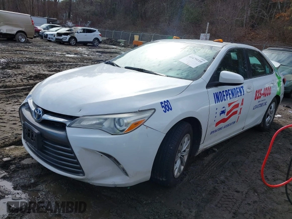 2017 Toyota Camry Hybrid LE with VIN 4T1BD1FK3HU206313, listed as a IAAI auction lot 41479110 with 416,578 mi miles. Bid and sale history available at carsss.com. Image 2.