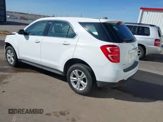 2016 Chevrolet Equinox LS with VIN 2GNALBEK2G1122043, listed as a IAAI auction lot 41757417 with 156,894 mi miles and . Bid and sale history available at carsss.com. Image 3.